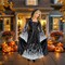 Black Forsaken Soul Costume for Girls Halloween Scary Ghost Dress Up Outfit